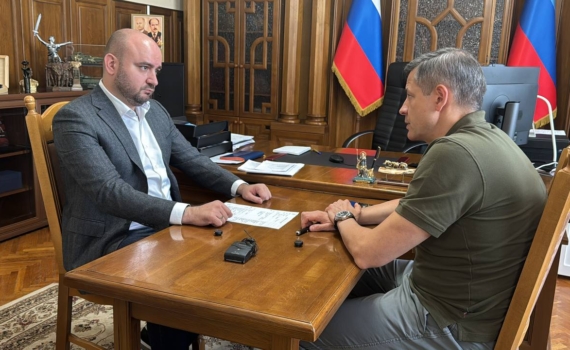 Вячеслав Федорищев провел встречу с Председателем правительства ЛНР Егором Ковальчуком